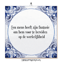 Wijsheid Reflectie Sticker by Tegelspreuken.nl