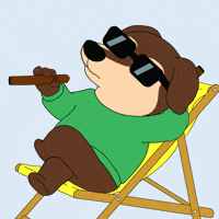 Kick Back Smoking GIF by ChesterAbstract