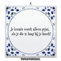 Nl Wijsheid Sticker by Tegelspreuken.nl