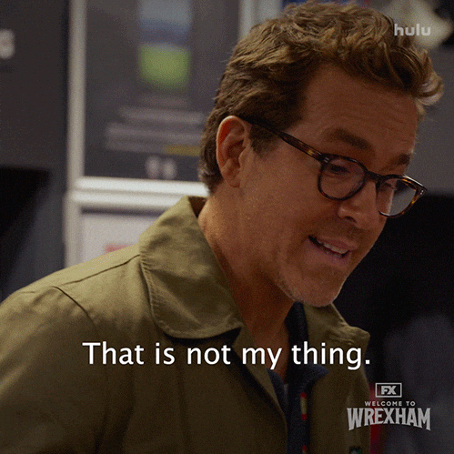 Cant Do It Ryan Reynolds GIF by Welcome to Wrexham
