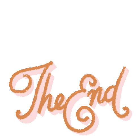 the end rose Sticker by Prosa de Cora