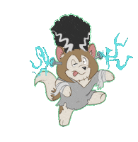 Dog Halloween Sticker by Divy Rewards