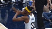Blue And Gold Basketball GIF by Indiana Pacers