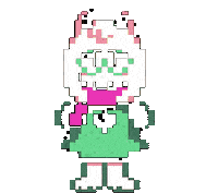 Deltarune Burning Sticker by R74n