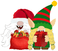 Santas Workshop Christmas Sticker