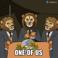 Solbank money crypto team lion GIF