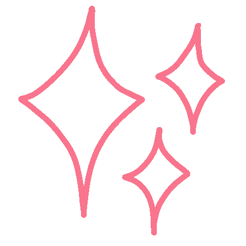 Pink Sparkling Sticker