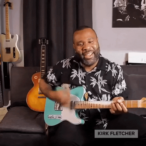 KirkFletcher music fun mood yeah GIF