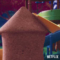 monsters sandcastle GIF by NETFLIX