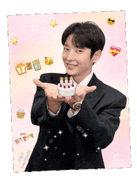 Happy Birthday Smile Sticker