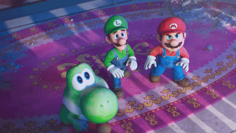 Scared Super Mario GIF by Universal Pictures
