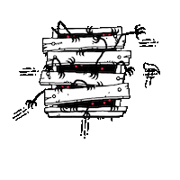 monsters no Sticker by HeyTVM