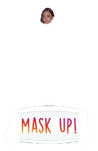 Mask Up Sticker by BORN ON INSTAGRAM
