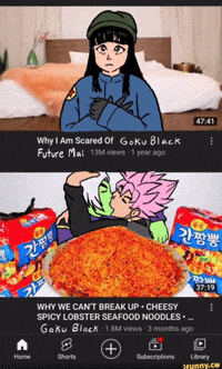 Goku Black Mei GIF