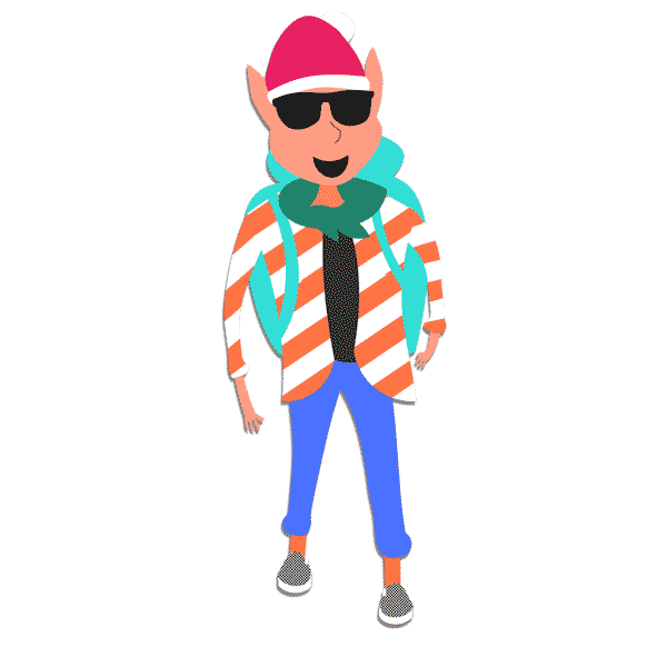 christmas travel Sticker