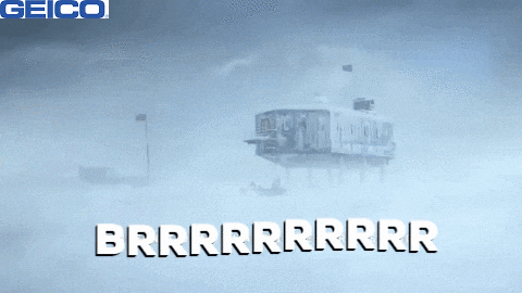 Snow Weather GIF by GEICO
