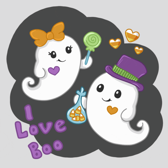 I Love You Halloween GIF by beckadoodles