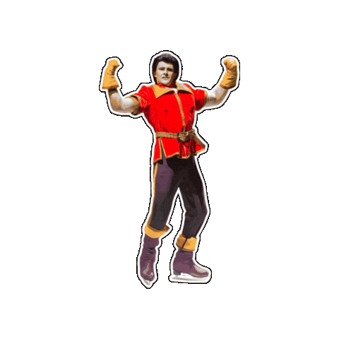 Beauty And The Beast Gaston Sticker by Disney On Ice