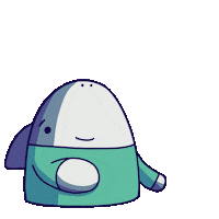 Shark Sticker by The Simple Sum