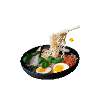 Noodles Asian Cuisine Sticker by Ty Ling