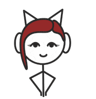 catsincidents cat heart kawaii wink Sticker