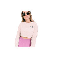 SomethingSporty girl sporty athletic activewear Sticker