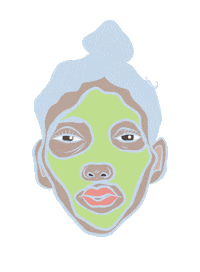 mask clay Sticker by Quintal Dermocosméticos