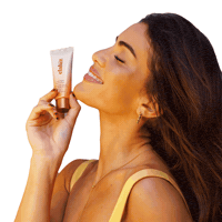 ElaluzBeauty glow self tanner glowy skin dewy skin Sticker