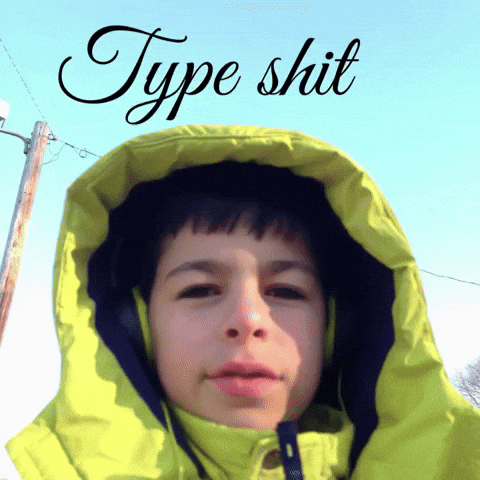 Type Shi GIF by Respective