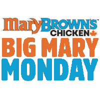 Chicken Sandwich Party Sticker by Mary Brown's Chicken