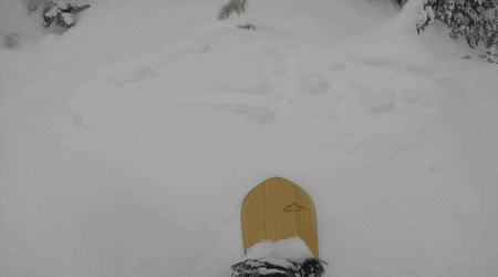 snowboarding mt bachelor GIF