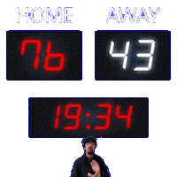 43 Away Sticker