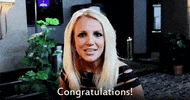 britney congratulate GIF
