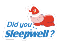 OfficialSleepwell baby holiday good morning sleep Sticker