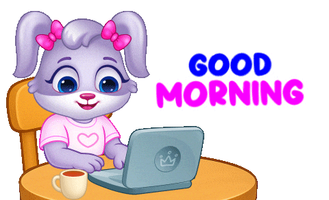 Good Morning Love Sticker by Lucas and Friends by RV AppStudios