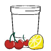 Cherry Sticker by JAGO COFFEE