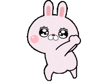 Rabbit Character Sticker