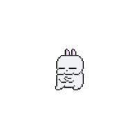Pixel Rabbit Sticker