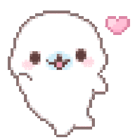 Heart Pixel Sticker