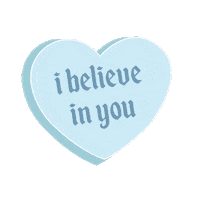 Heart Believe Sticker by Oh Polly