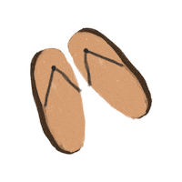 Beach Sandals Sticker