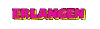 Erlangen Franken Sticker by thomas-pixelschmitt