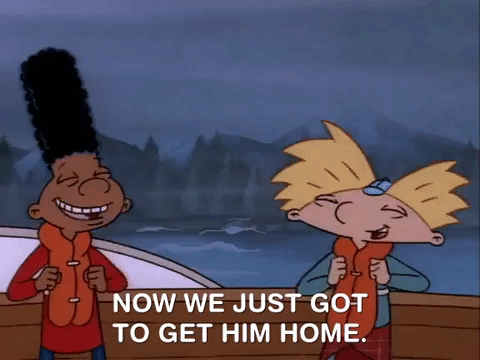 hey arnold nick splat GIF