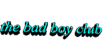 the bad boy club Sticker by AnimatedText