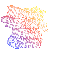 longbeachrunclub run running long beach longbeach Sticker