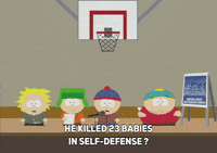 scared eric cartman GIF by South Park 