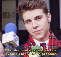 nolan gerard funk glee GIF