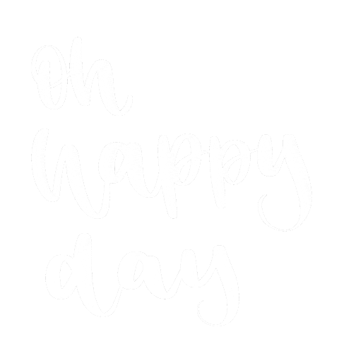 letterbug oh happy day Sticker