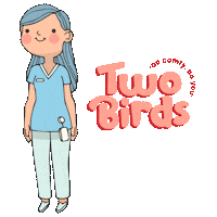 twobirdsmx scrubs doctors madeinmexico twobirds Sticker