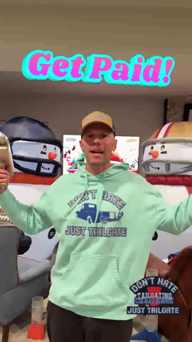 Make It Rain Money GIF by Tailgating Challenge